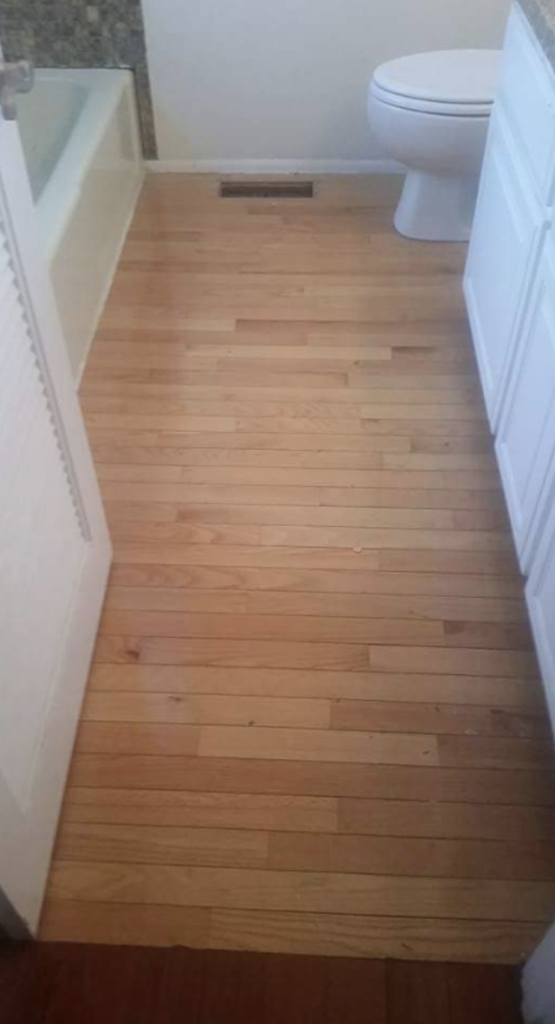 Wood Bathroom Floor